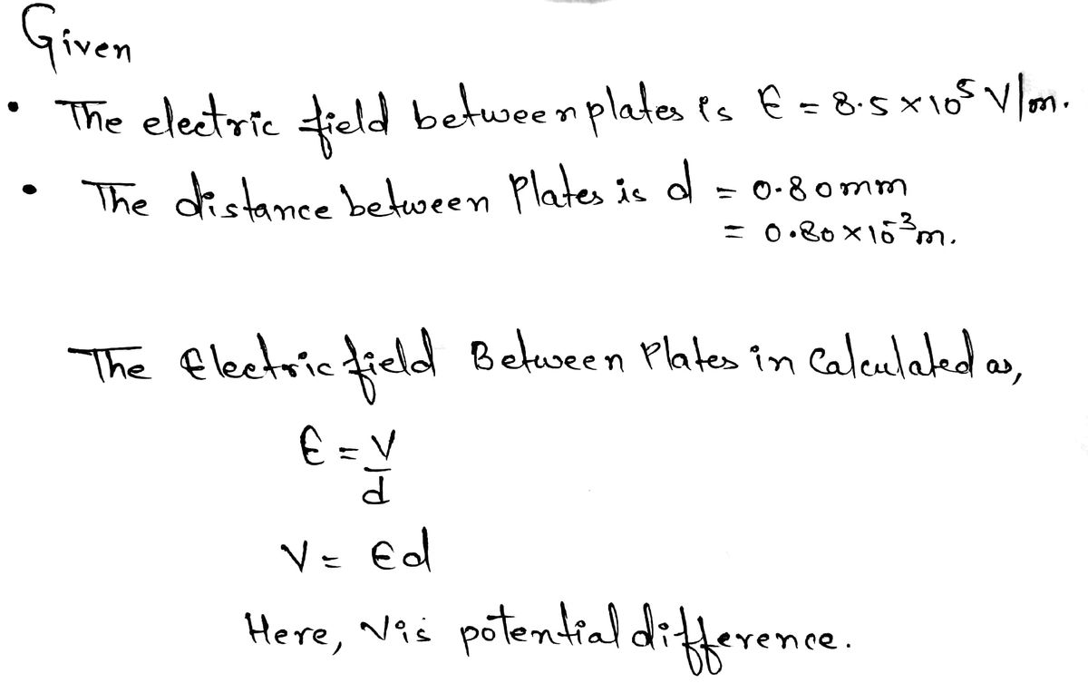 Physics homework question answer, step 1, image 1